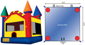 Want to rent a Castle Bounce House? Click Here!