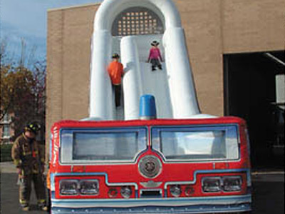 Fire Truck Slide - From Front